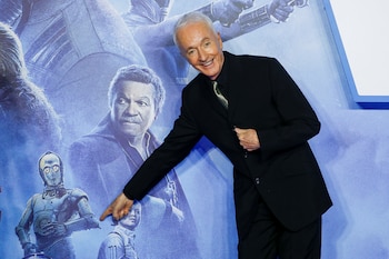 Cast member Anthony Daniels poses as he attends the premiere of "Star Wars: The Rise of Skywalker" in London, Britain, December 18, 2019. REUTERS/Henry Nicholls
