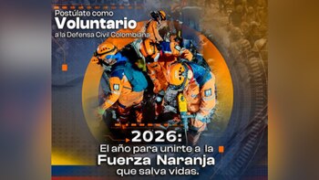 Defensa Civil Colombiana abrió convocatorias para ser voluntario: va hasta el 6 de septiembre