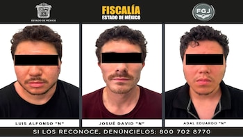 Procesan por homicidio a tres presuntos miembros del Cártel de Sinaloa en Edomex