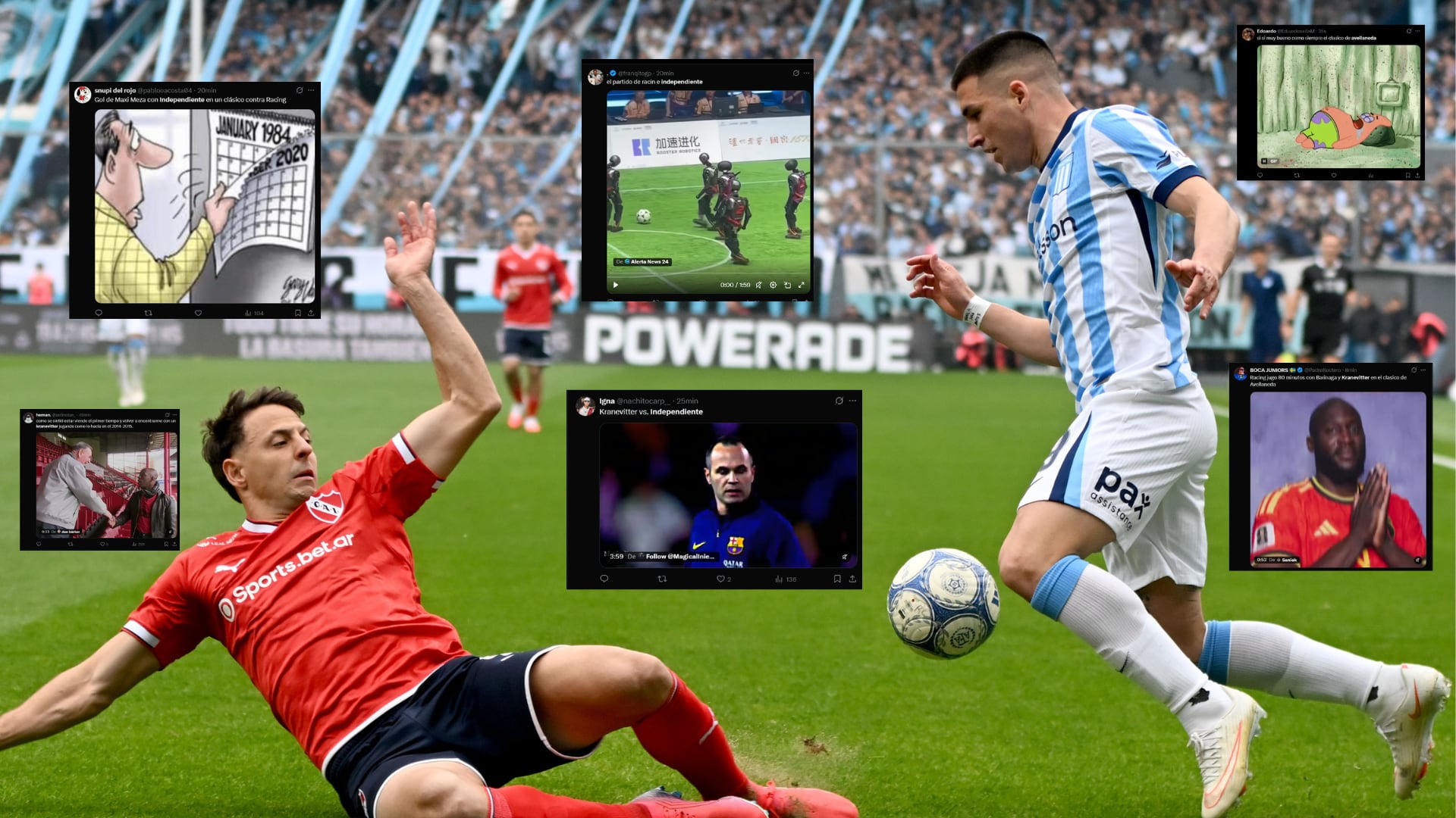 Racing e Independiente igualaron 1-1