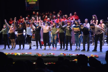 Claudia Sheinbaum - baile - Festival Barrio Adentro