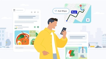 Google potencia Ask Maps con pedidos de comida, transporte público en tiempo real y sugerencias personalizadas
