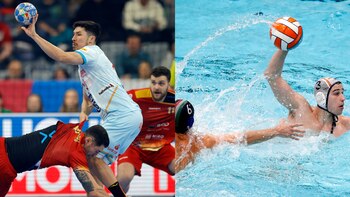 Álex Dujshebaev y Álvaro Granados