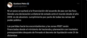 Respuesta de Gustavo Petro al