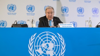 Guterres señala su "alarma" por los "inaceptables" ataques en las inmediaciones de una planta nuclear en Emiratos