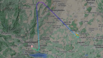 Ruta que tuvo que tomar