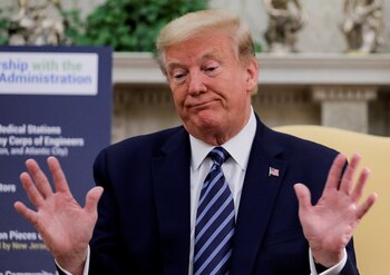 El presidente Trump tuvo una