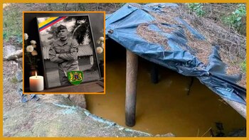 El patrullero recibió atención médica