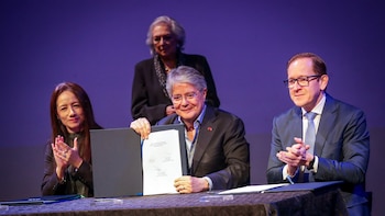 Fundación de Guillermo Lasso y CAF acuerdan invertir USD 100.000 para prevenir la desnutrición infantil en Ecuador
