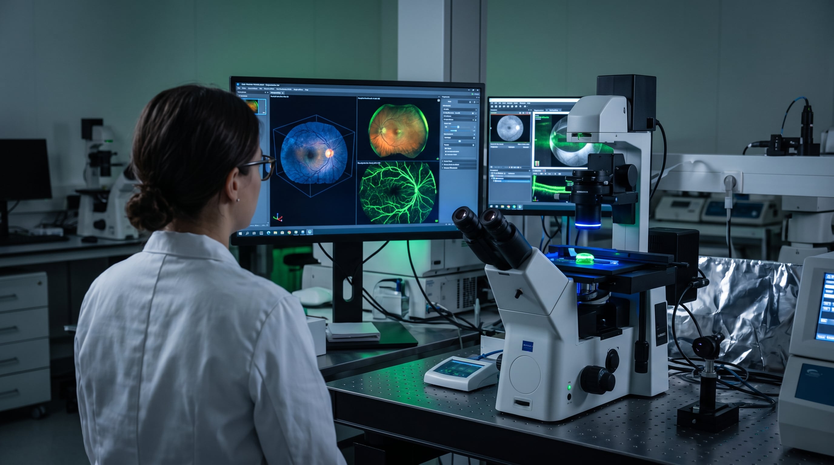 Un equipo de investigación utilizó tres técnicas de imagen avanzadas en ratones para identificar pequeños vasos linfáticos en la coroides (Imagen Ilustrativa Infobae)