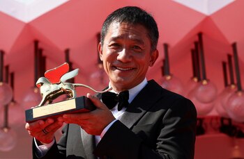 En su discurso, Tony Leung