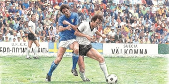 El Partido del Siglo en 1970 entre Italia y Alemania Occidental entregó una prórroga épica de cinco goles, con Beckenbauer jugando lesionado (Imagen Ilustrativa Infobae)