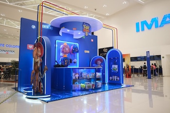 Las tiendas estarán disponibles del 6 de junio al 18 de julio en seis Múltiplex de Cine Colombia en Bogotá, Medellín, Cali y Bucaramanga - crédito foto suministrada