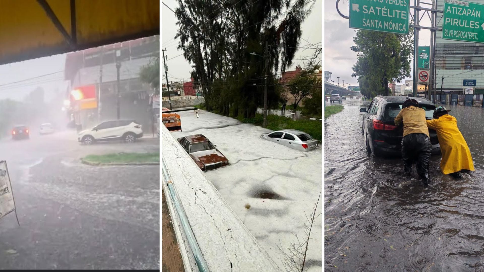 Inundaciones lluvias Tlalnepantla Coacalco Tultitlán Cuautitlán Izcalli Edomex (especial)