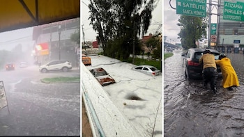 Fuertes lluvias provocan inundaciones y rescates en avenidas principales del Edomex
