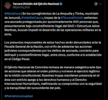 Ejército anunció que denunciará ante