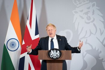 British Prime Minister Boris Johnson