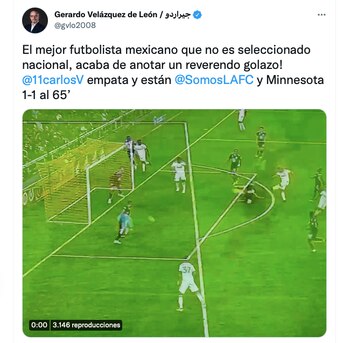 El golazo de Carlos Vela