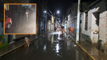 Lluvias de fuerte intensidad dejó