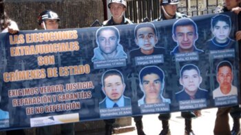 Denuncian exhumación de víctima de