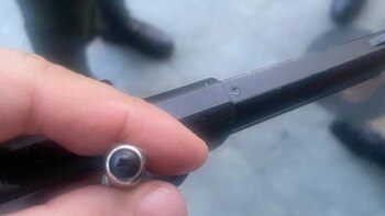 El proyectil fue modificado para generar más daño a las víctimas. Policía Nacional