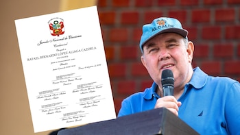 Rafael López Aliaga devolvió su credencial de senador electo al JNE
