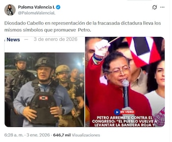 Valencia compartió en su mensajes