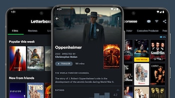 Imagen de la interfaz de Letterboxd.