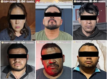Las seis personas detenidas tras