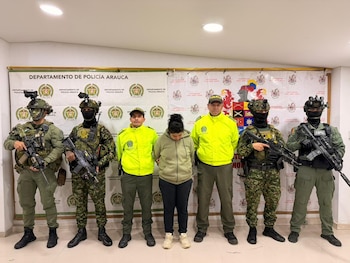 Alias Francisca habría operado más de 12 años en el ELN, según investigaciones de inteligencia militar colombiana - crédito prensa Ejército Nacional