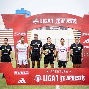 Terna arbitral del Sport Boys