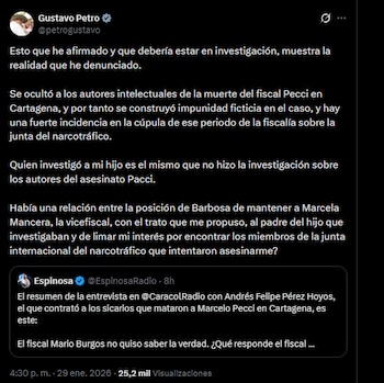 El primer mandatario sostuvo que