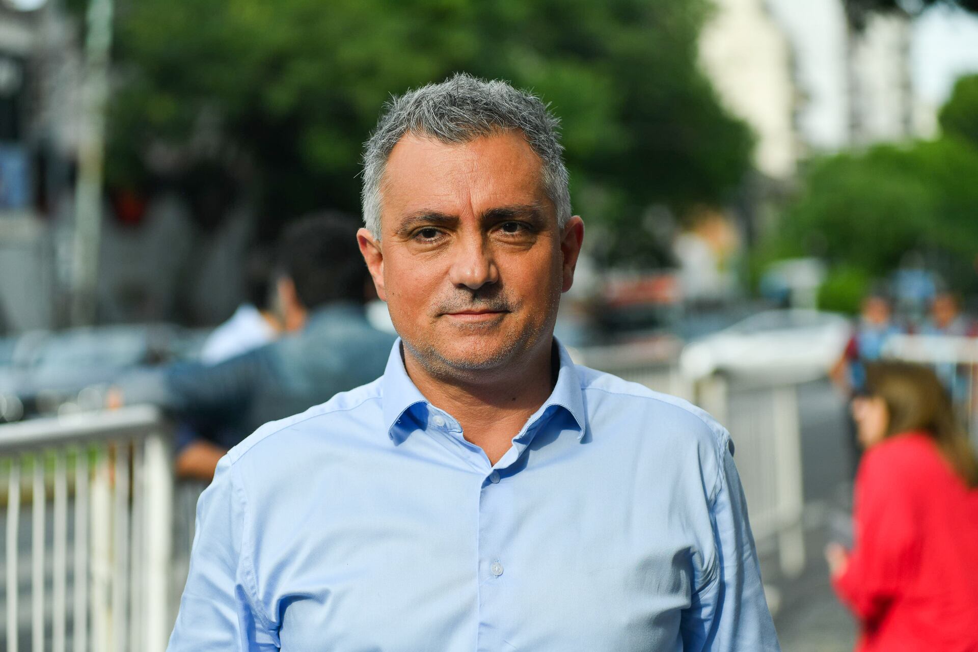 Pareja estuvo por la mañana en Casa Rosada (Juan Vargas)