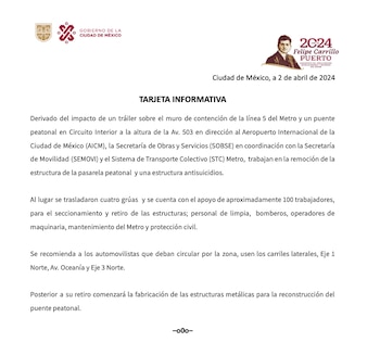 Autoridades capitalinas ya trabajan en