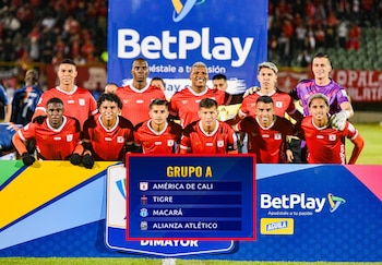 El club colombiano fue ubicado