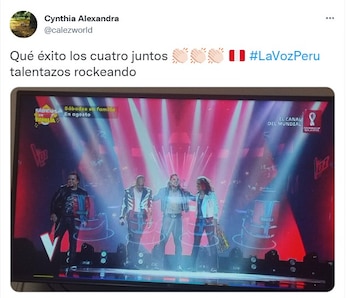 Presentación de La Voz Perú. (Foto: Twitter)