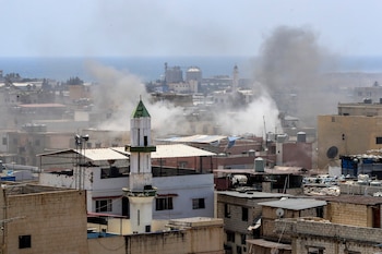 Vista del campamento de refugiados