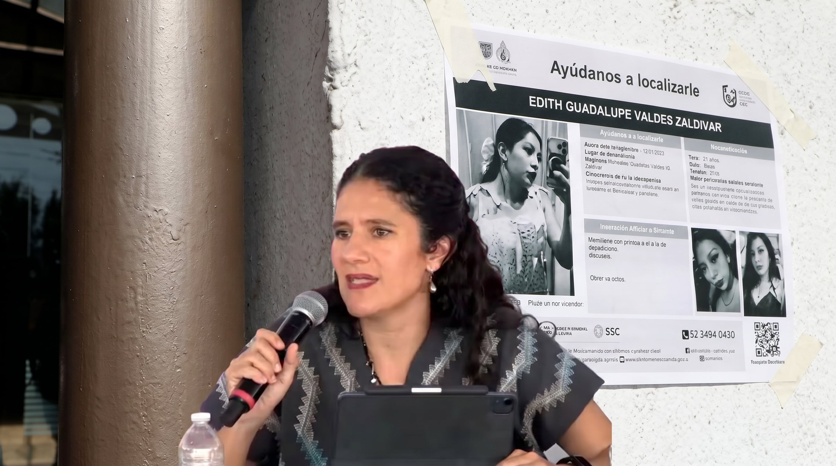 Bertha Alcalde Luján, fiscal de la Ciudad de México, aseguró que las nuevas evidencias apuntan a que la joven no asistió por motivos laborales al inmueble. (Imagen potenciada con IA | Infobae México)