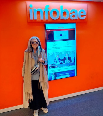 María Kodama, en Infobae