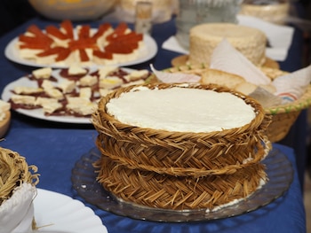 Queso de Xinestosu o Genesto, un icono de la cocina local (Cedida)