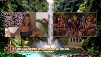 Ivonne Reyes ha abandonado 'Supervivientes' tras romperse una pierna. (Telecinco)