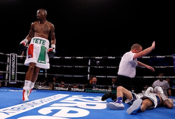 La última pelea de Tete había sido en 2022 en Wembley: venció con un brutal KO al local Jason Cunningham, pero luego fue suspendido por 4 años (Foto: Reuters/Andrew Couldridge)