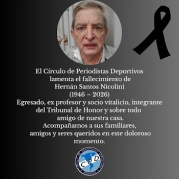 Santos Nicolini murió a los 79 años