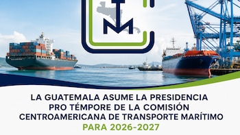 La Guatemala asume la presidencia pro témpore de la Comisión Centroamericana de Transporte Marítimo para 2026-2027