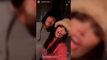 Martín Insaurralde y Sofía Clerici