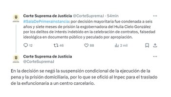 Con este mensaje en redes