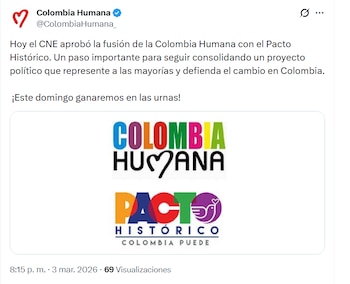 Colombia Humana festejó la aprobación