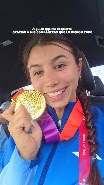 Julietta Benedetti ganó la medalla dorada en los Juegos Suramericanos