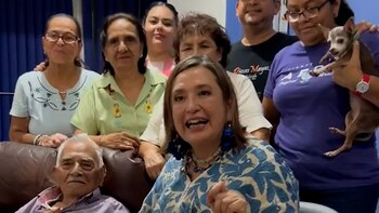 Xóchitl Gálvez llega a las