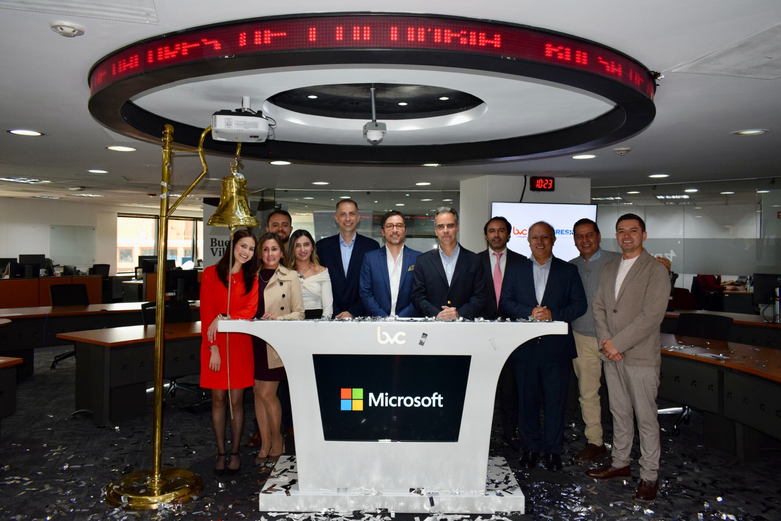 Con Microsoft, el MGC completa la presencia de las “Siete Magníficas”, que suman cerca de USD21 billones en capitalización - crédito Bolsa de Valores de Colombia